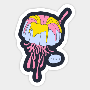 Selfish Jelly Sticker